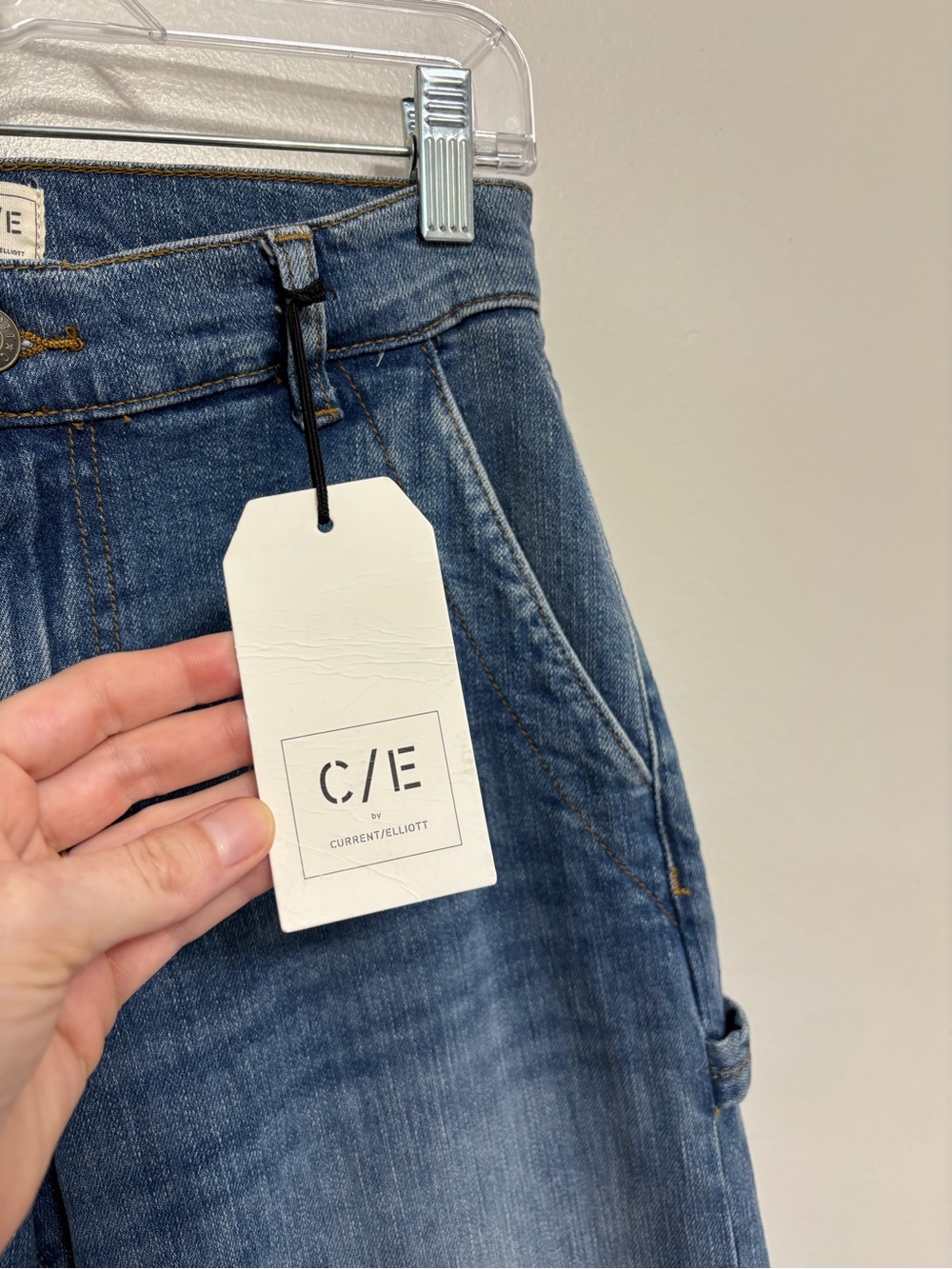 NEW C/E Current Elliot Relaxed Straight Leg Jeans - Size 25 - Picture 3 of 8